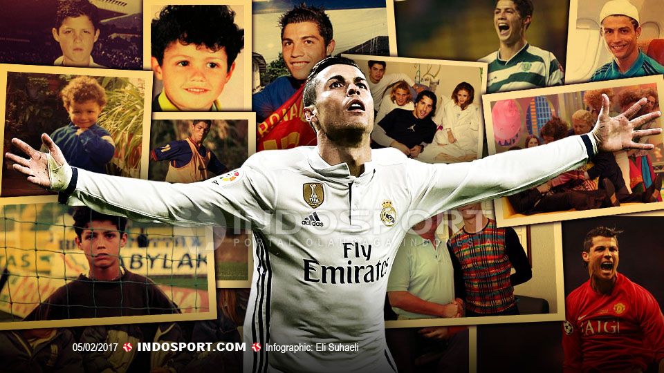 Bintang Real Madrid, Cristiano Ronaldo merayakan hari ulang tahunnya yang ke-32. Copyright: &copy; Grafis: Eli Suhaeli/INDOSPORT